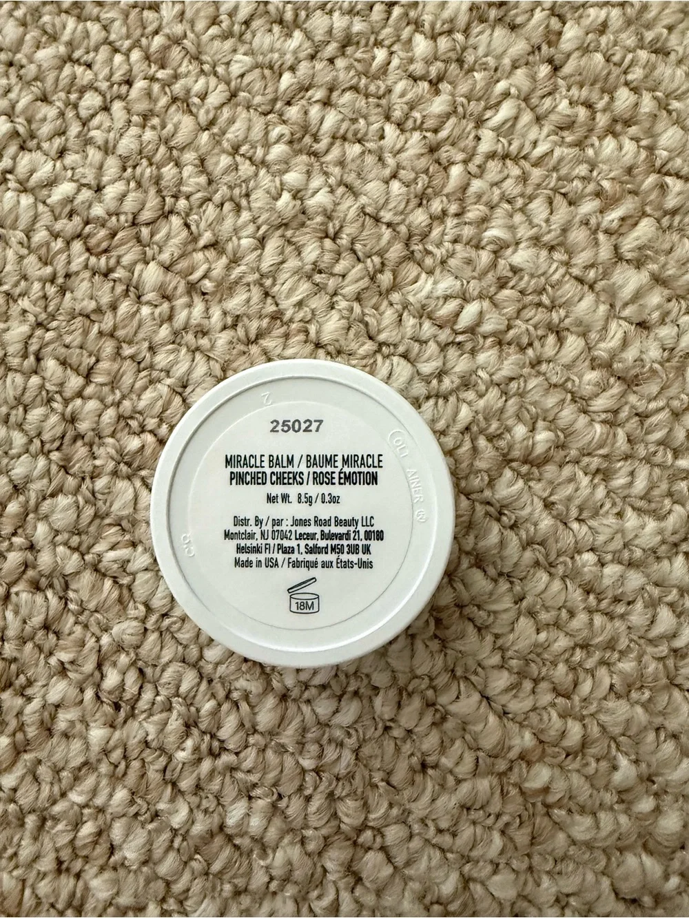 Jones Road Miracle Balm (color name: Pinched Cheeks)